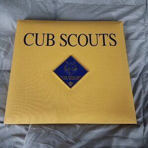 Boy Scouts Of America Cub Scouts Scrapbook Photo Album Yellow Blue Canvas